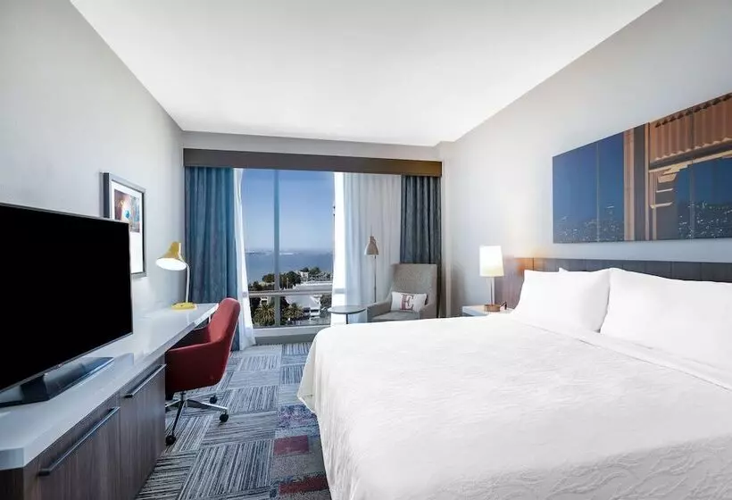 اتاق استاندارد با تخت دوبل و چشم‌انداز, Hilton Garden Inn San Francisco/oakland Bay Bridge