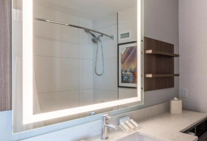 景色の見えるダブルベッドスタンダードルーム, Hilton Garden Inn San Francisco/oakland Bay Bridge