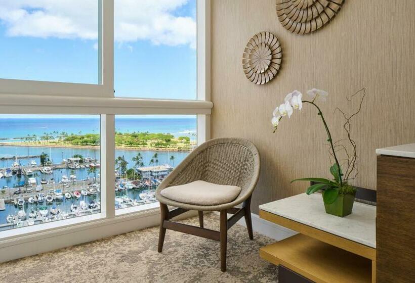 غرفة كلوب مطلة على البحر, Prince Waikiki