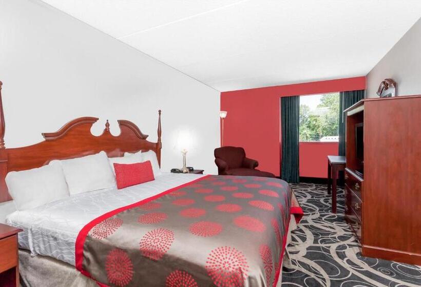 带大床的标准间, Ramada By Wyndham Henderson/evansville