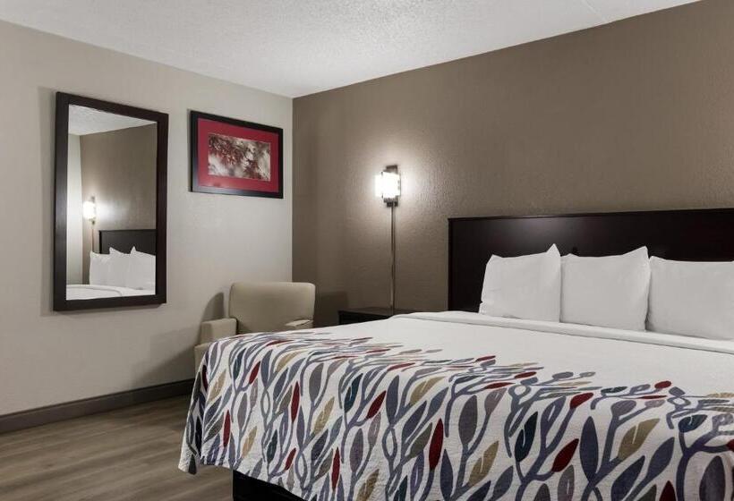 디럭스 룸 킹사이즈 침대, Red Roof Inn Hartford  New Britain