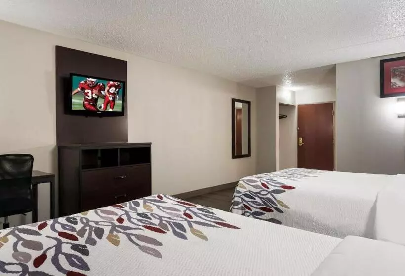 ２ダブルベッドのスタンダードルーム, Red Roof Inn Hartford  New Britain