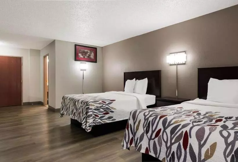 ２ダブルベッドのスタンダードルーム, Red Roof Inn Hartford  New Britain