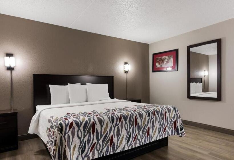 身障者適用キングサイズベッドルーム, Red Roof Inn Hartford  New Britain