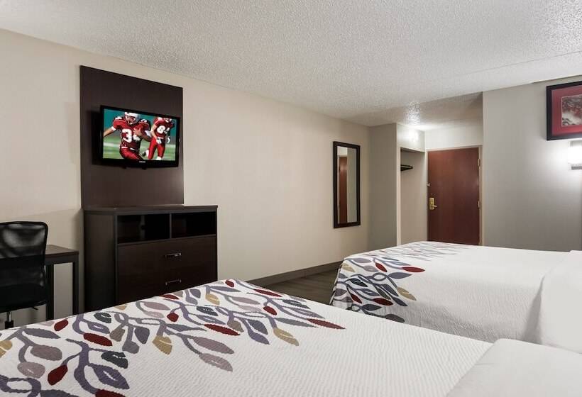 2ダブルベッドのスタンダードルーム, Red Roof Inn Hartford  New Britain