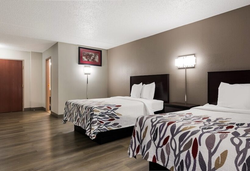2ダブルベッドのスタンダードルーム, Red Roof Inn Hartford  New Britain