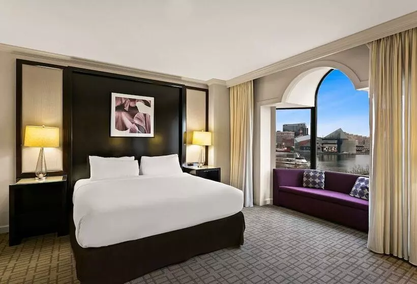 身障者適用ダブルベッド付きスタンダードルーム, The Royal Sonesta Harbor Court Baltimore
