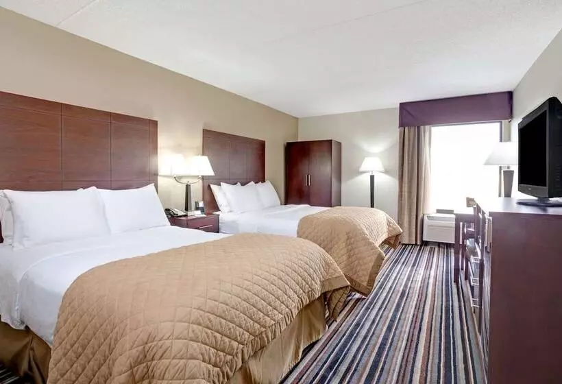 ２ダブルベッドのスタンダードルーム, Wyndham Garden Charlotte Airport Southeast