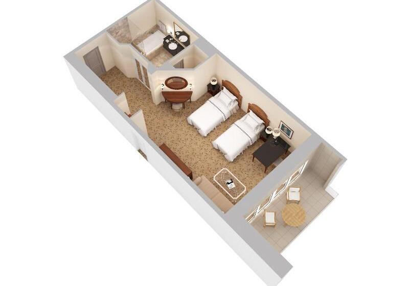 带1个卧室的别墅, The Ritz Carlton Dallas, Las Colinas