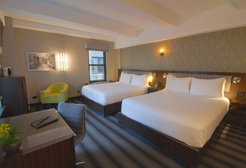 带2个双人床的标准工作室, Edison Times Square