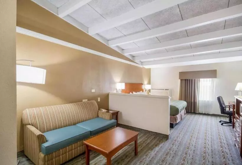 キングサイズベッドのスイートルーム, Quality Inn & Suites Kansas City   Independence I 70 East