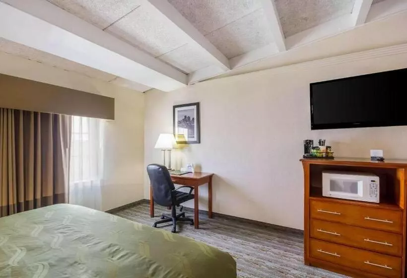 キングサイズベッドのスイートルーム, Quality Inn & Suites Kansas City   Independence I 70 East