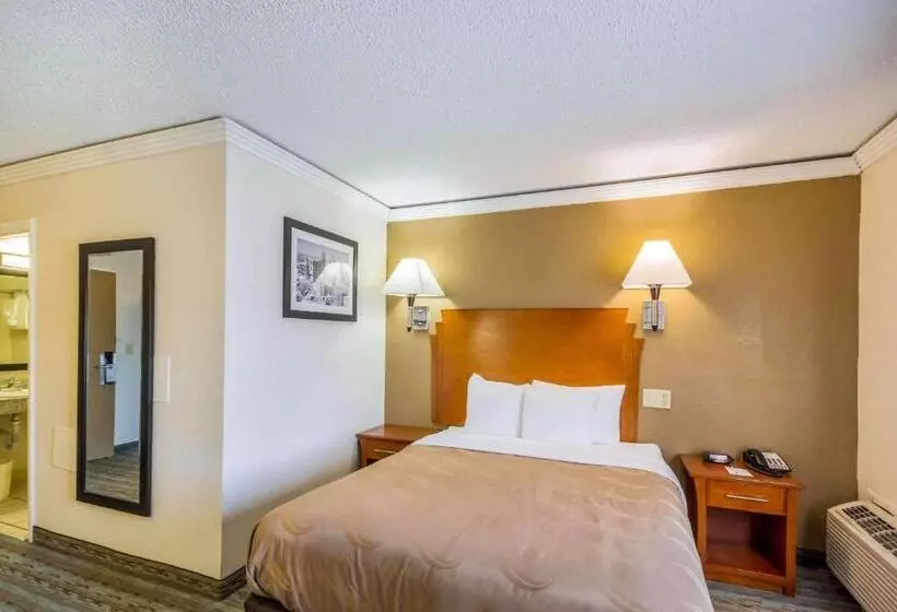 キングサイズベッドのスイートルーム, Quality Inn & Suites Kansas City   Independence I 70 East
