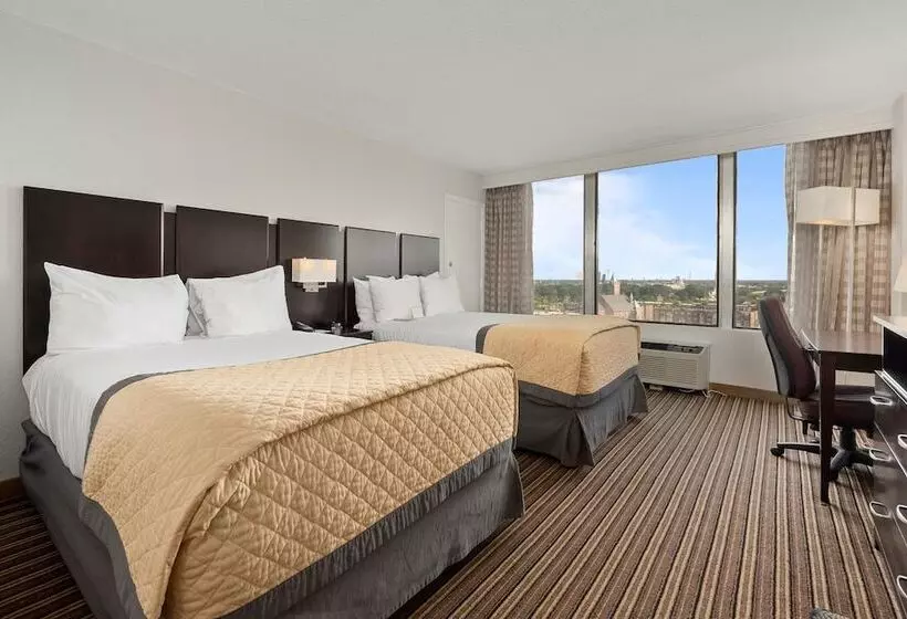 اتاق استاندارد با 2 تخت دوبل, Wyndham Garden Norfolk Downtown