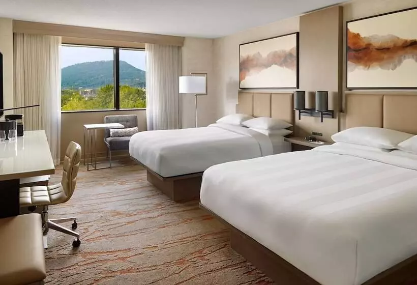 ２ダブルベッドのスタンダードルーム, Chattanooga Marriott Downtown