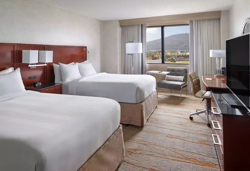２ダブルベッドのスタンダードルーム, Chattanooga Marriott Downtown