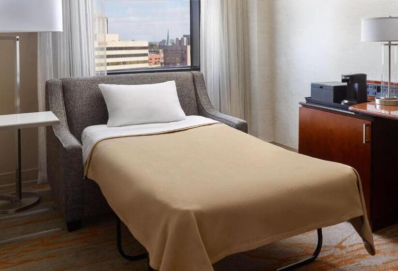 اتاق استاندارد با تخت بزرگ, Chattanooga Marriott Downtown