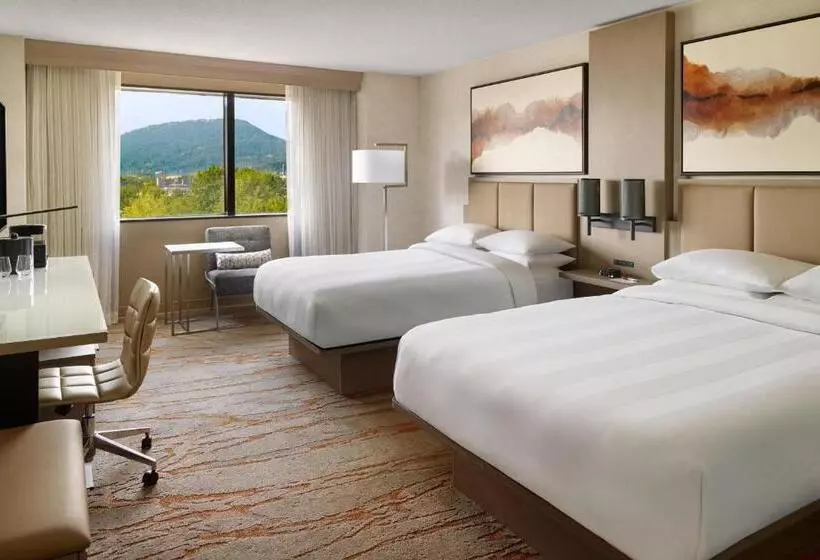 ２ダブルベッドのスタンダードルーム, Chattanooga Marriott Downtown