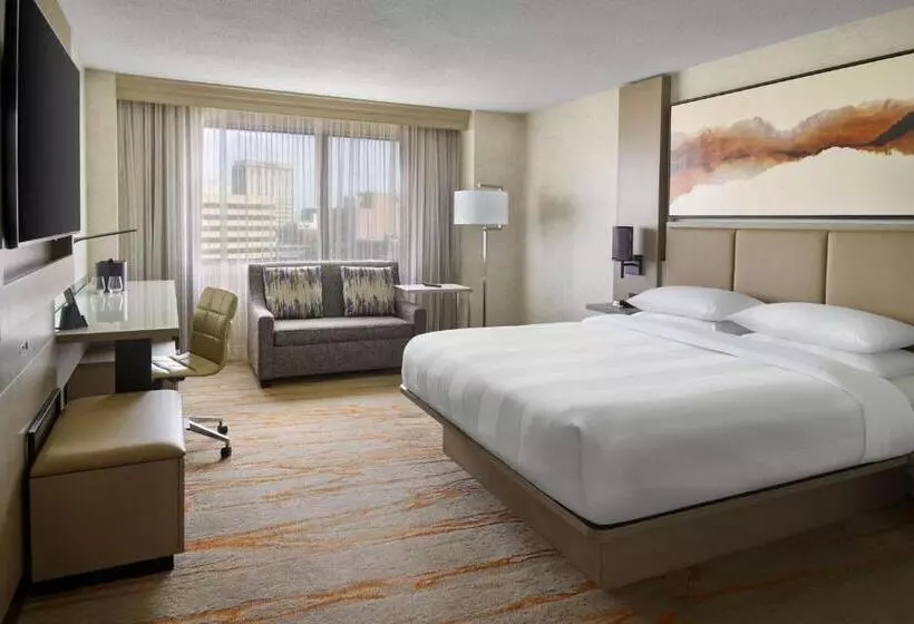 身障者適用キングサイズベッドルーム, Chattanooga Marriott Downtown