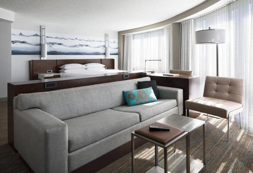 غرفة ديلوكس سرير كينج مطلة على المدينة, Kansas City Marriott Country Club Plaza