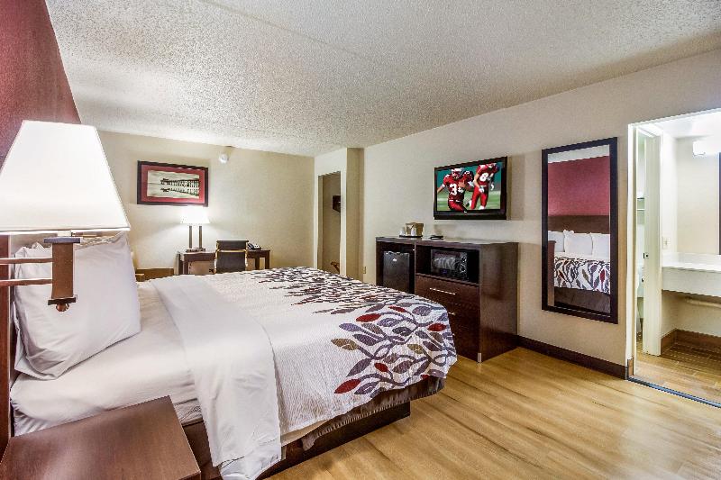 带大床的豪华间, Red Roof Inn Houston East  I10