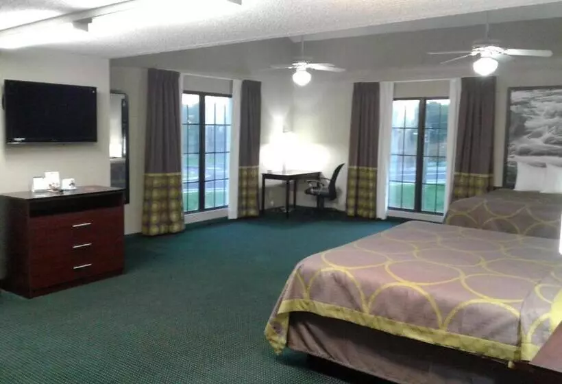 キングサイドベッドのスタンダードワンルーム, Super 8 By Wyndham Austell/six Flags