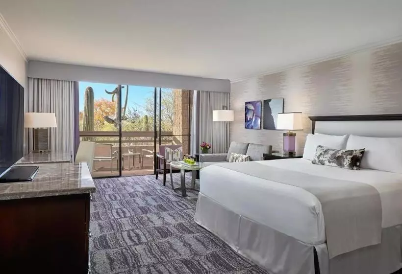 اتاق استاندارد با تخت بزرگ, Loews Ventana Canyon Resort