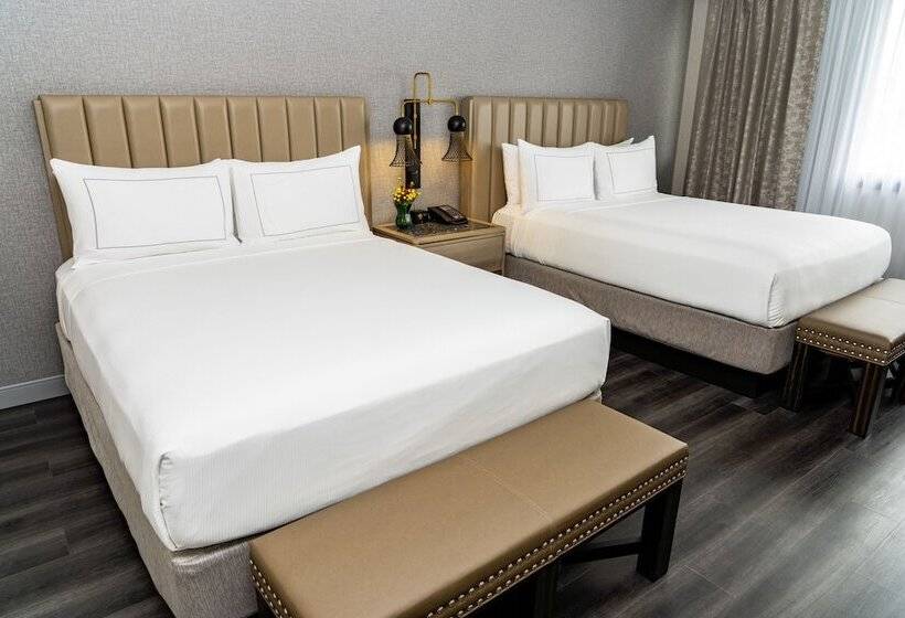اتاق استاندارد با 2 تخت دوبل, Doubletree By Hilton San Francisco South Airport Blvd