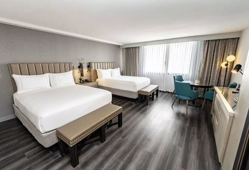 ２ダブルベッドのスタンダードルーム, Doubletree By Hilton San Francisco South Airport Blvd
