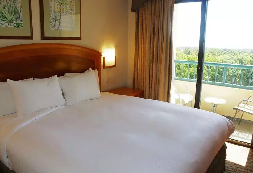 キングサイズベッドのスイートルーム, Hilton Boca Raton Suites