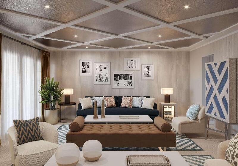 מיטת קינג בסוויטה, Oceana Santa Monica, Lxr Hotels & Resorts