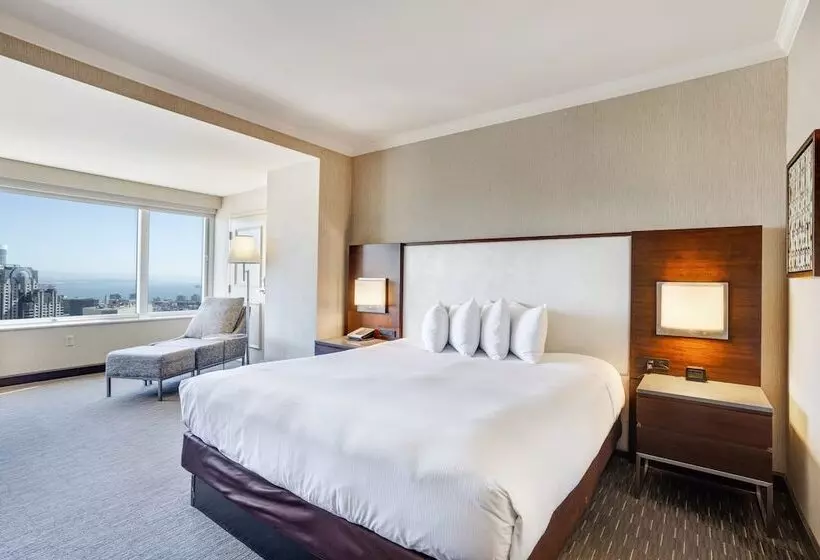 シティビューのダブルベッドスタンダードルーム, Hilton San Francisco Union Square