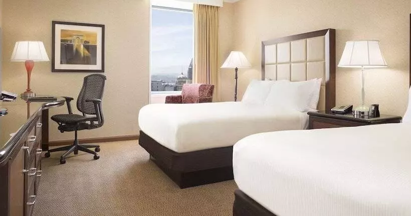 ２ダブルベッドのスタンダードルーム, Hilton San Francisco Union Square
