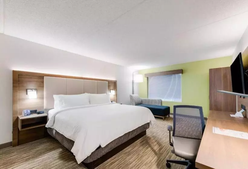 キングサイズベッドのスタンダードルーム, Holiday Inn Express Naperville, An Ihg