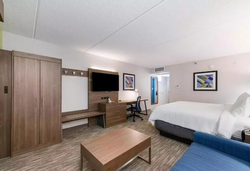 キングサイドベッドのスタンダードワンルーム, Holiday Inn Express Naperville, An Ihg