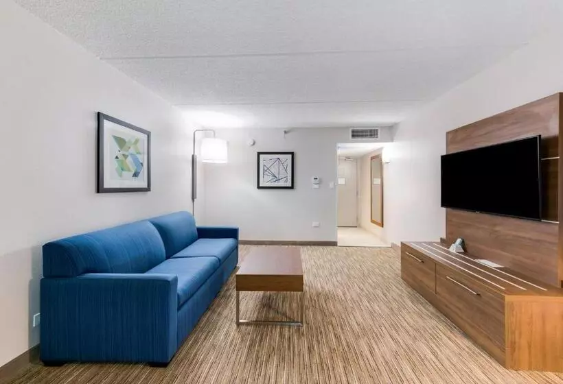 キングサイズベッドのスイートルーム, Holiday Inn Express Naperville, An Ihg