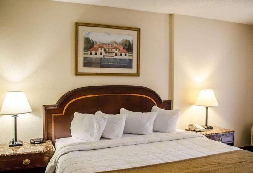 מיטת קינג בסוויטה, Quality Inn & Suites Pensacola Bayview