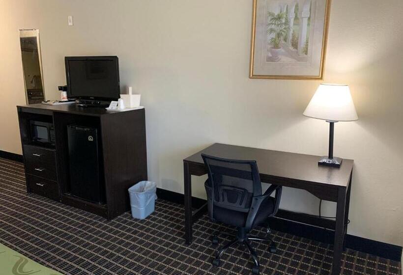 מיטת קינג בסוויטה, Quality Inn & Suites Pensacola Bayview