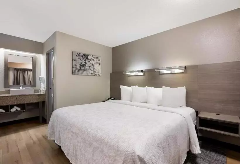 キングサイズベッドのスタンダードルーム, Red Roof Inn Plus+ Chicago   Naperville