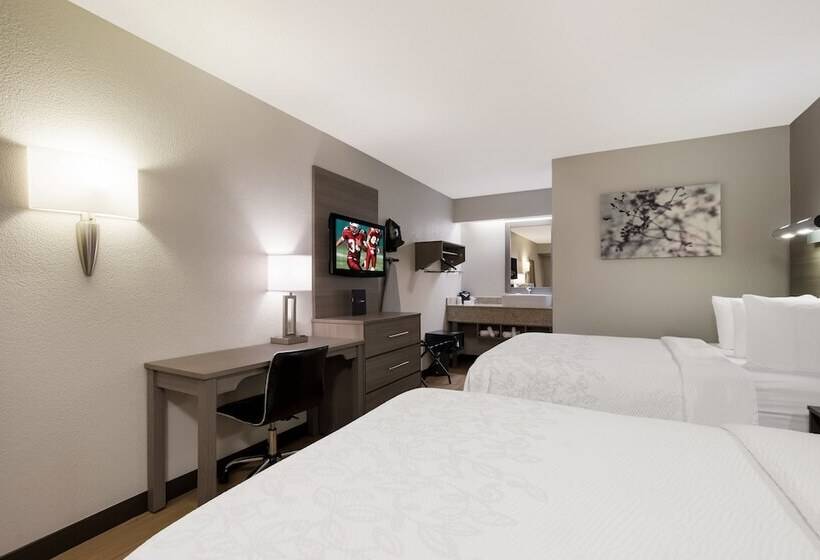 غرفه قياسيه سريرين مزدوجين, Red Roof Inn Plus+ Chicago   Naperville