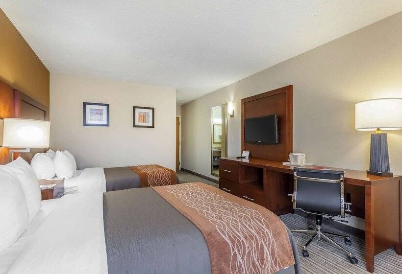 Номер Стандарт 2 Двуспальные Кровати, Comfort Inn  Hall Of Fame