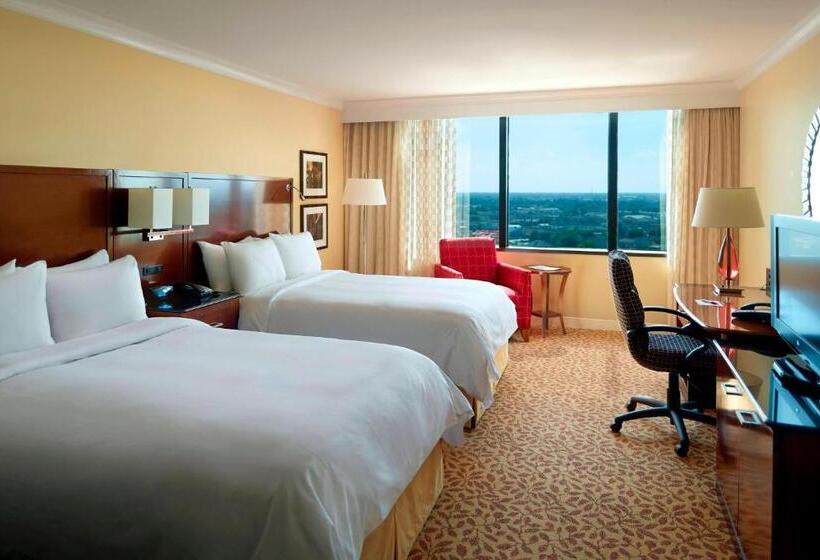 2ダブルベッドのスタンダードルーム, New Orleans Marriott Metairie At Lakeway