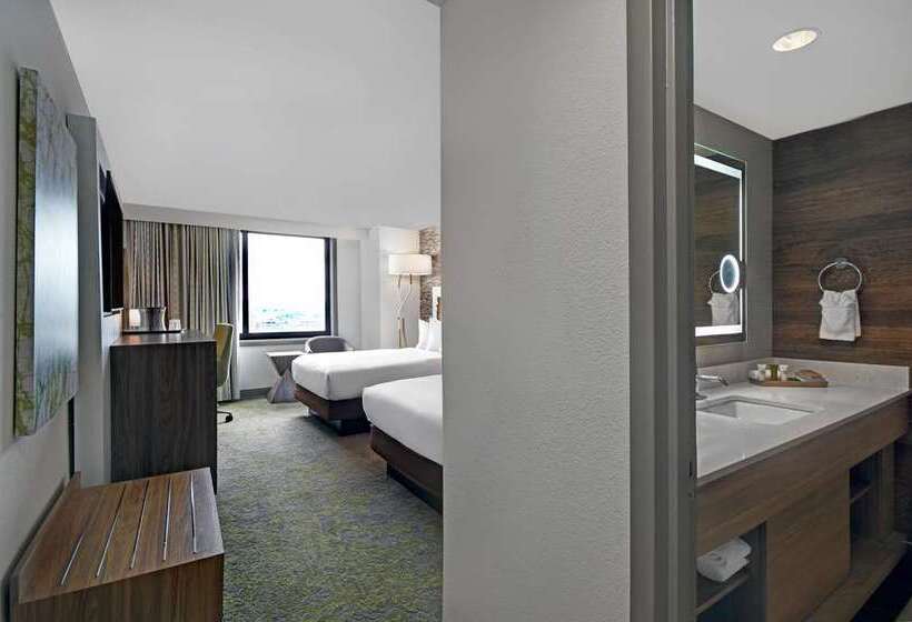 带2个双人床的标准工作室, Hilton Hasbrouck Heights/meadowlands