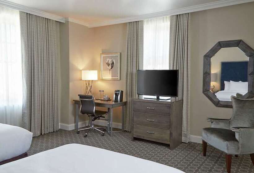 带2个双人床的标准工作室, Hilton Parsippany