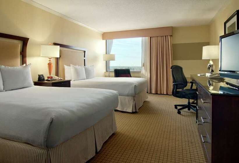 带2个双人床的标准工作室, Hilton Parsippany