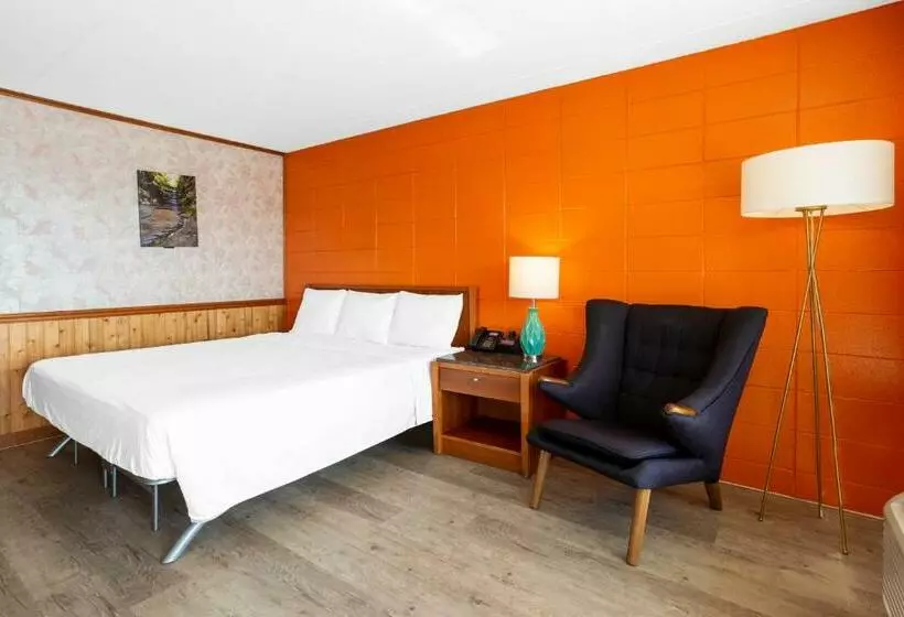 キングサイズベッドのデラックスルーム, Starved Rock Motor Inn Travelodge By Wyndham