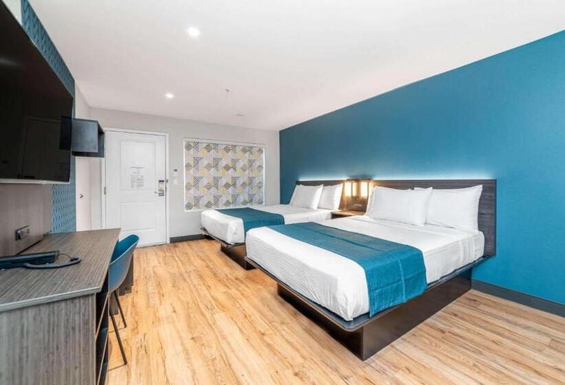 غرفة قياسية رباعية, Studio 6 Suites Stockton, Ca Waterfront