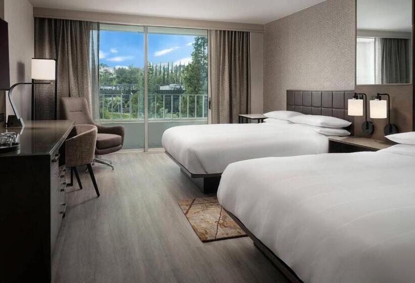 غرفه قياسيه سريرين مزدوجين, Warner Center Marriott Woodland Hills