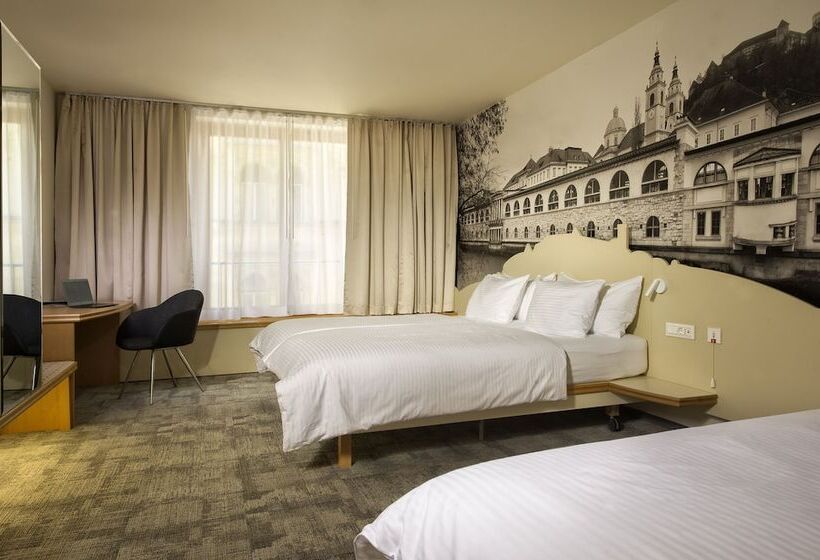 اتاق استاندارد سه نفره, City Hotel Ljubljana