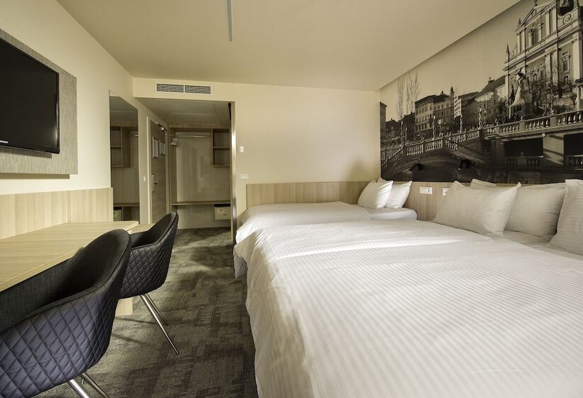 اتاق استاندارد سه نفره, City Hotel Ljubljana